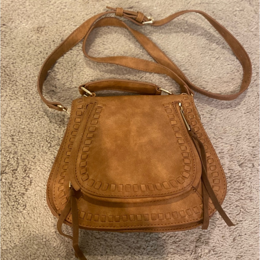 Vici’s best selling mini highland saddle purse- Tan